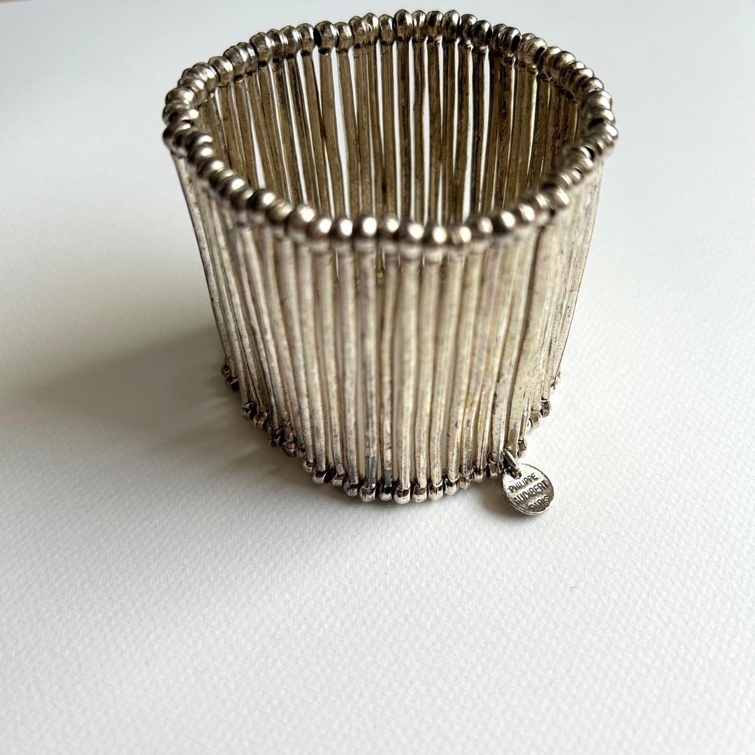 フィリップオーディベール　バングル　カフ　ブレスレット　ワイドバングル　メタル