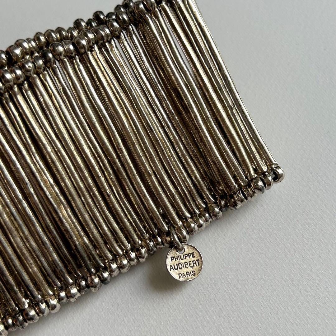 フィリップオーディベール　バングル　カフ　ブレスレット　ワイドバングル　メタル