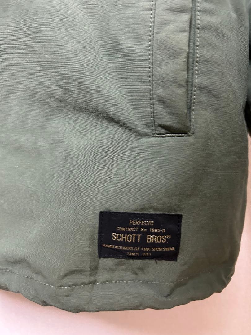 Schott ミリタリー　オリーブグリーン　ジャケット　XL m-65