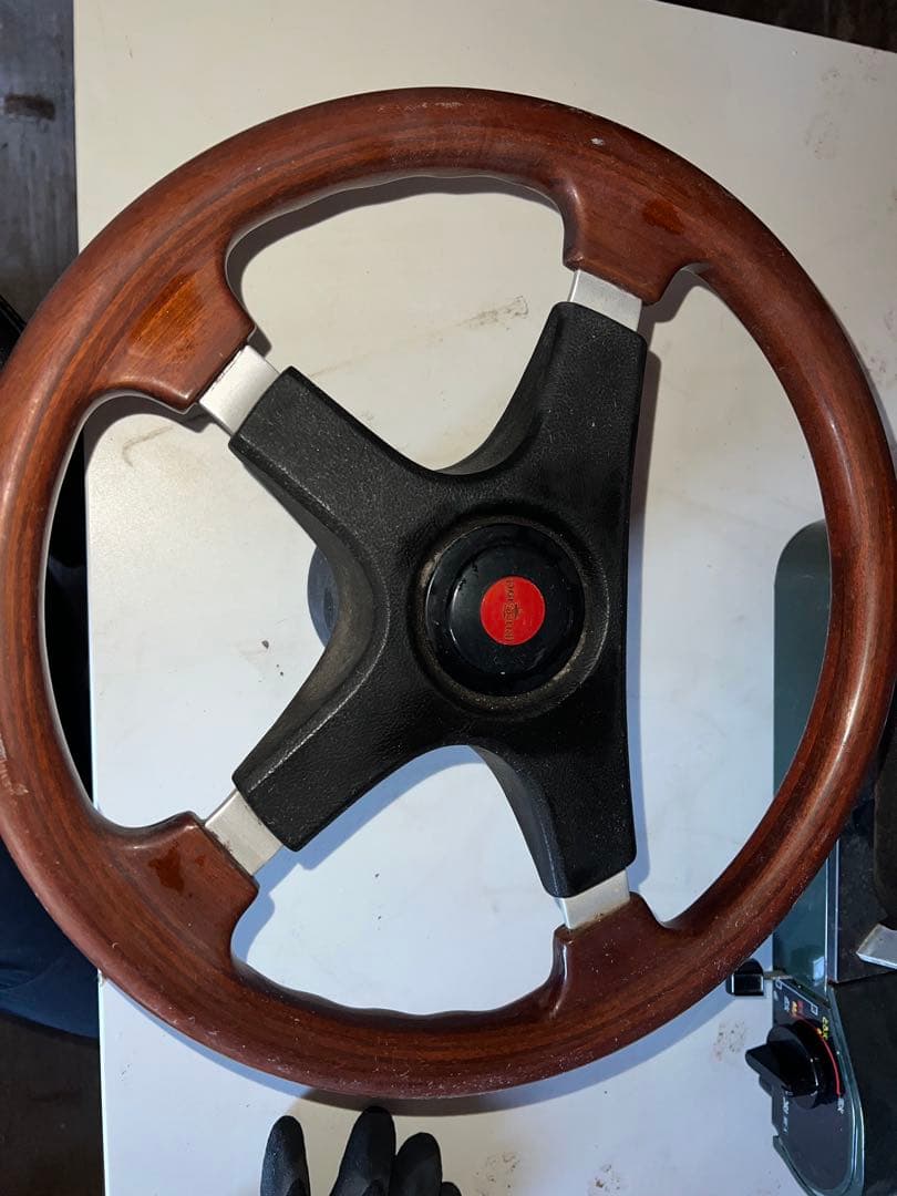 ウッド ステアリング3点セット