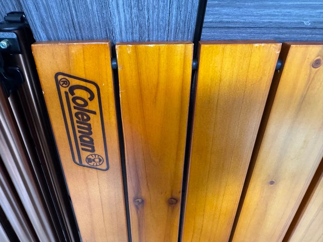 コールマン　ナチュラルウッドロールテーブル　クラシック　110 収納袋付き