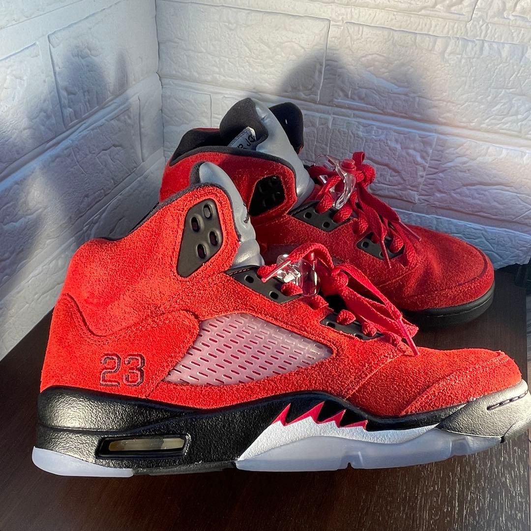 ナイキ　エアジョーダン5レトロ/NIKE25cm極美品/訳ありリカラー