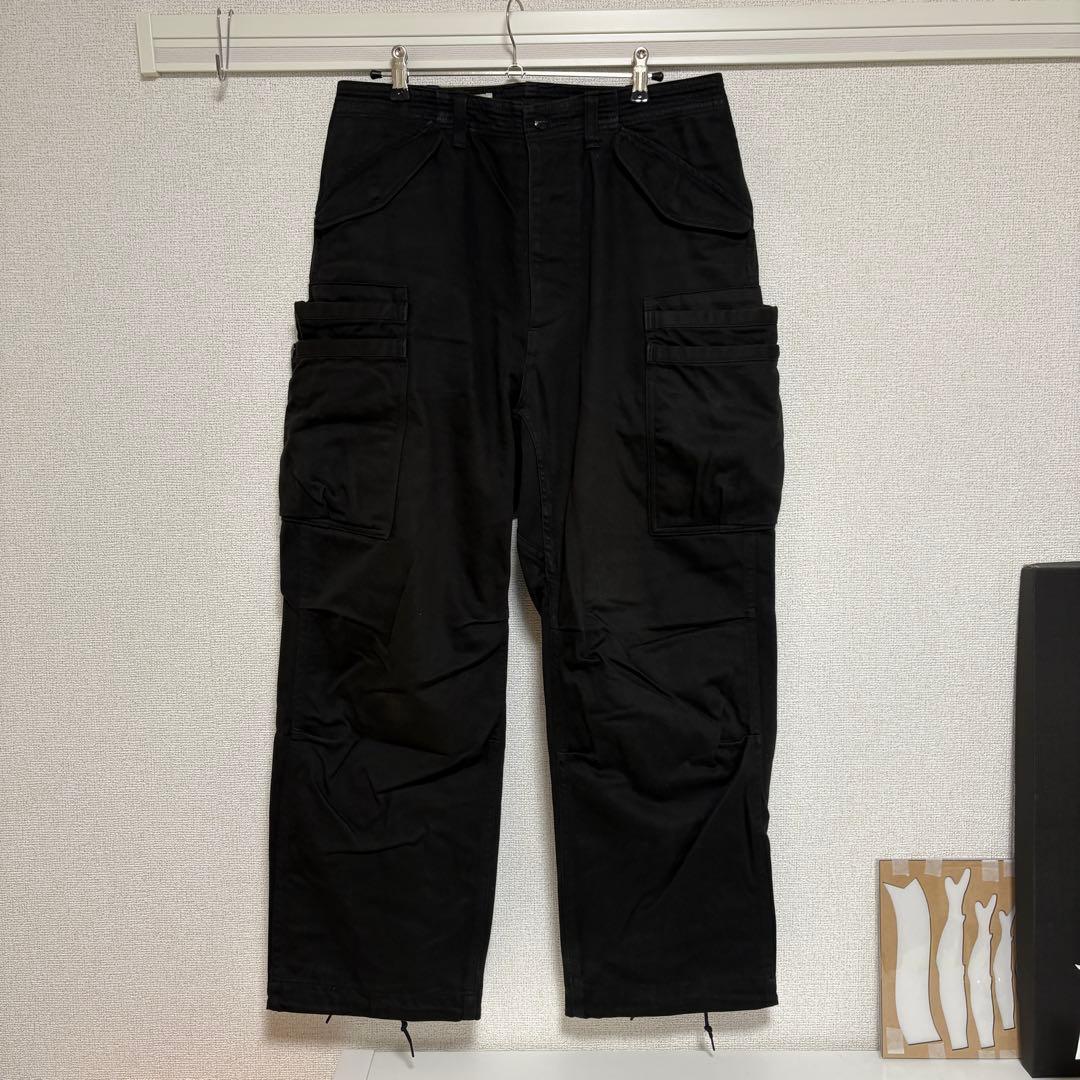 パンツ SASSAFRAS OVERGROWN PANTS [black S]