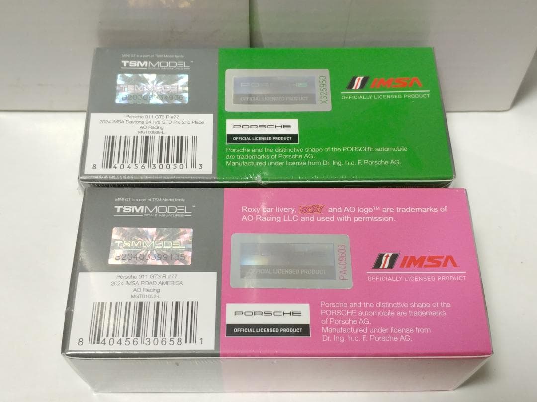 MINI GT 1/64 ポルシェ 911 GT3 R IMSA 2点セット