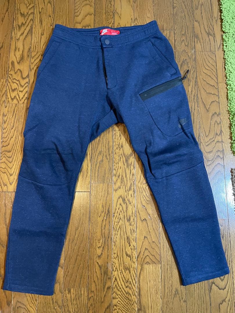 ナイキ テックフリースパンツL ブルー NIKE TECH FLEECE