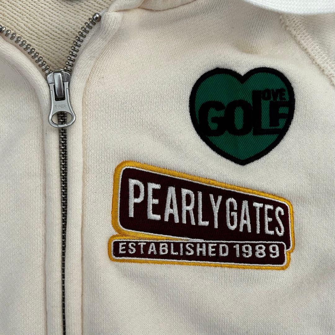 パーリーゲイツ　ワッペンパーカー　レディース　サイズ1