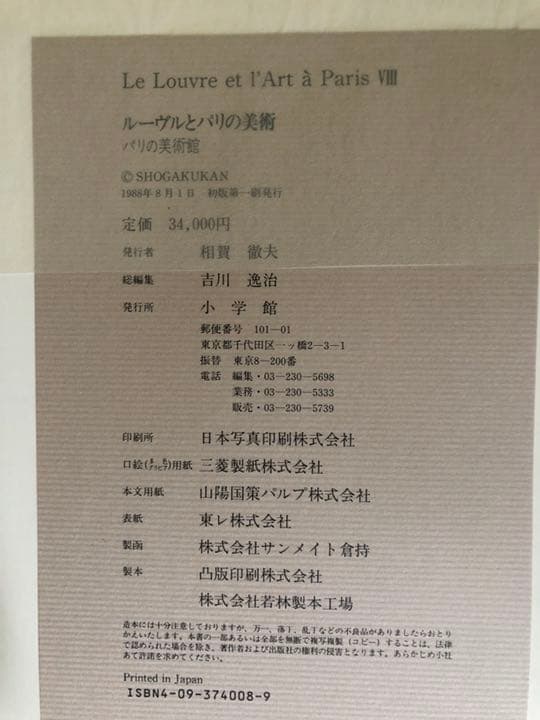 ルーブルとパリの美術