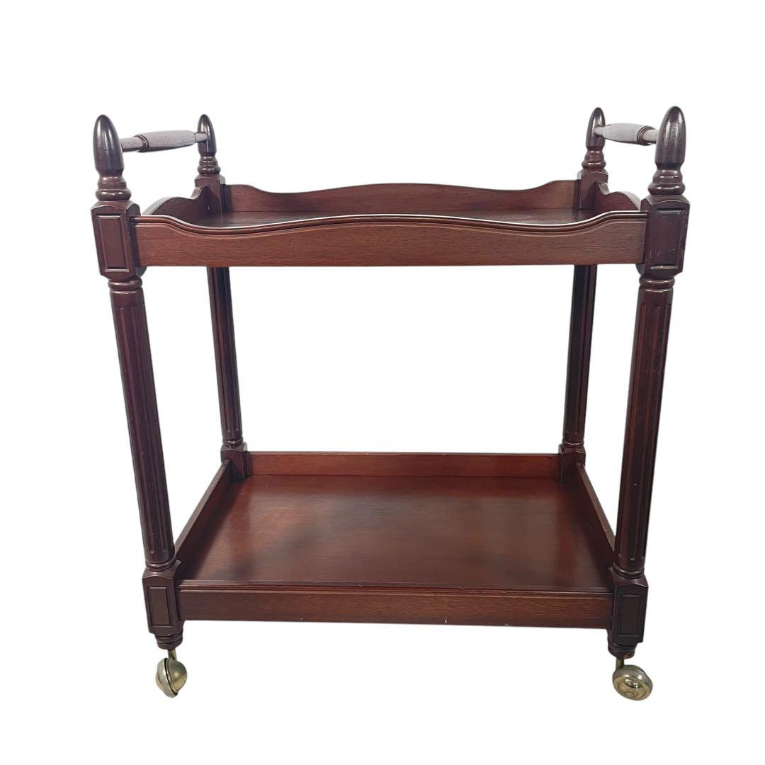 HR492 【レアデザイン】マルニ木工　キャスター付き　ワゴン　マキシマム