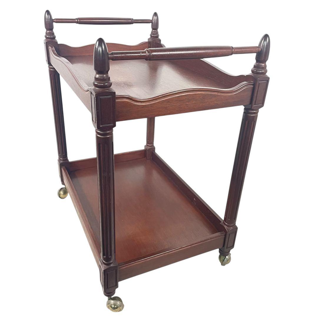 HR492 【レアデザイン】マルニ木工　キャスター付き　ワゴン　マキシマム