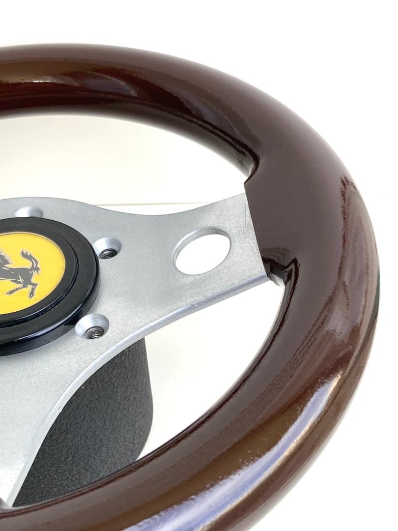 完全オリジナル‼️超小径ウッドハンドル‼️２３π‼️街道レーサー‼️OBAベース‼️