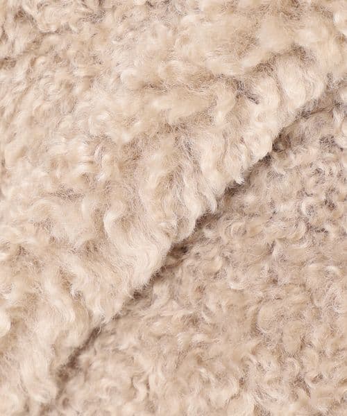 Plage FURLY ベスト ファーベスト ベージュ