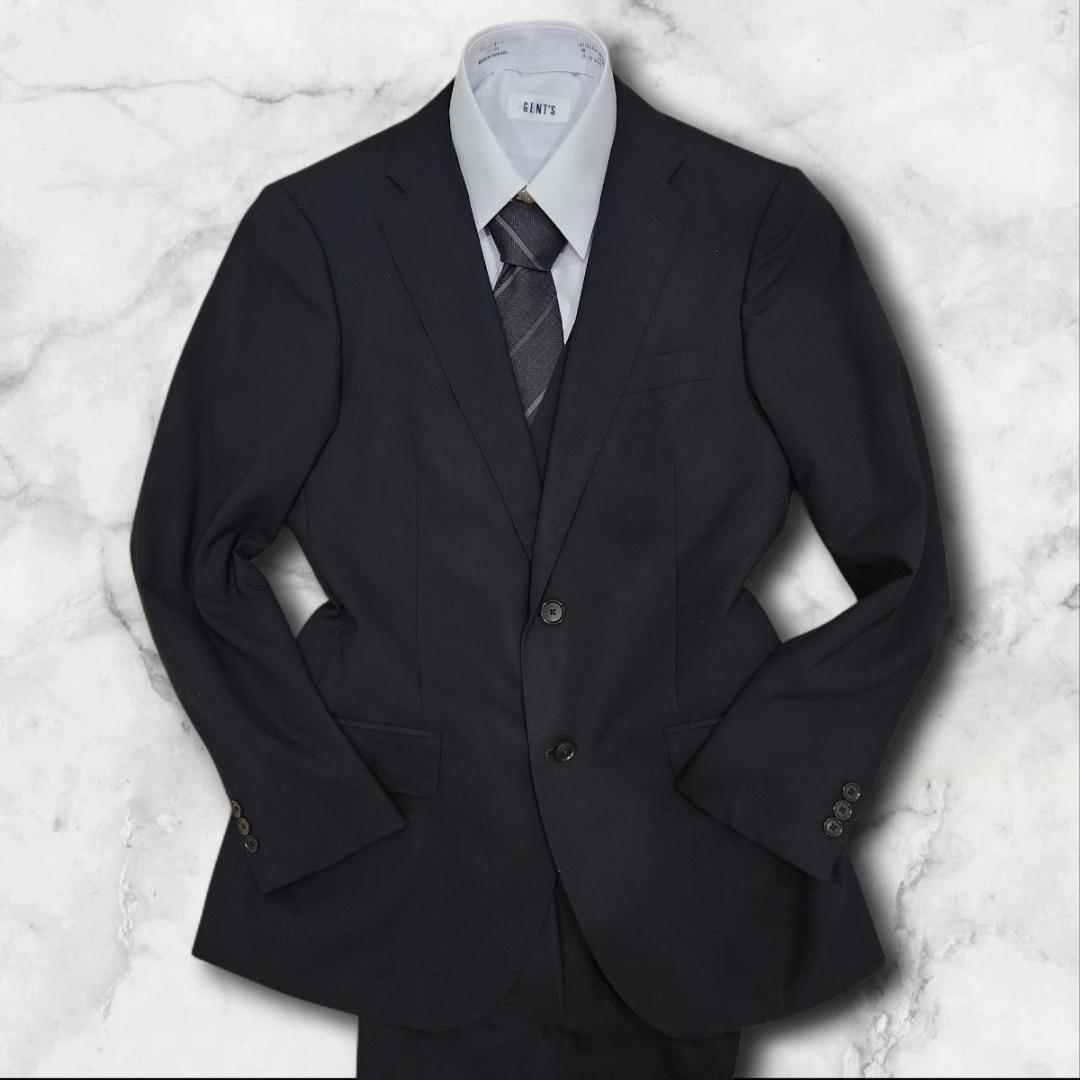 green label relaxing スリーピース スーツ ブラック 白タグ