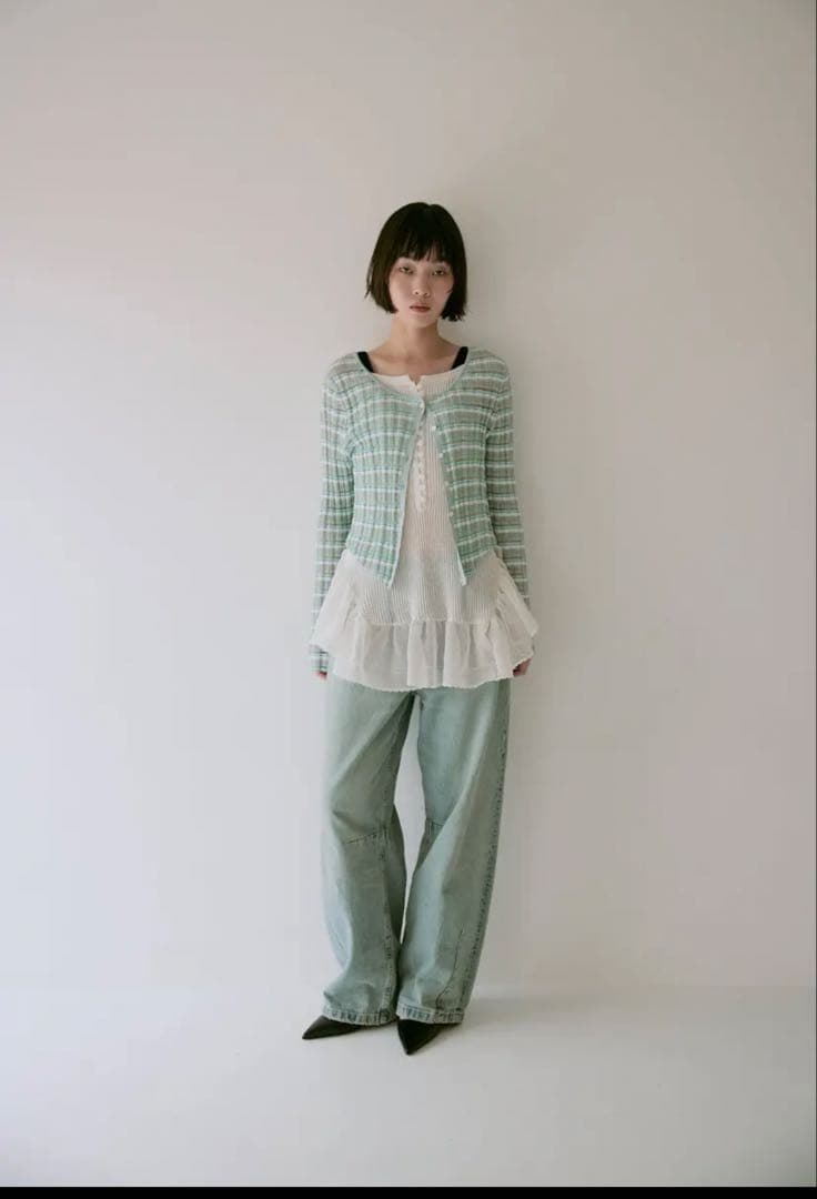 トップス tyn.TGOR Frill camisole OFF-WHITE