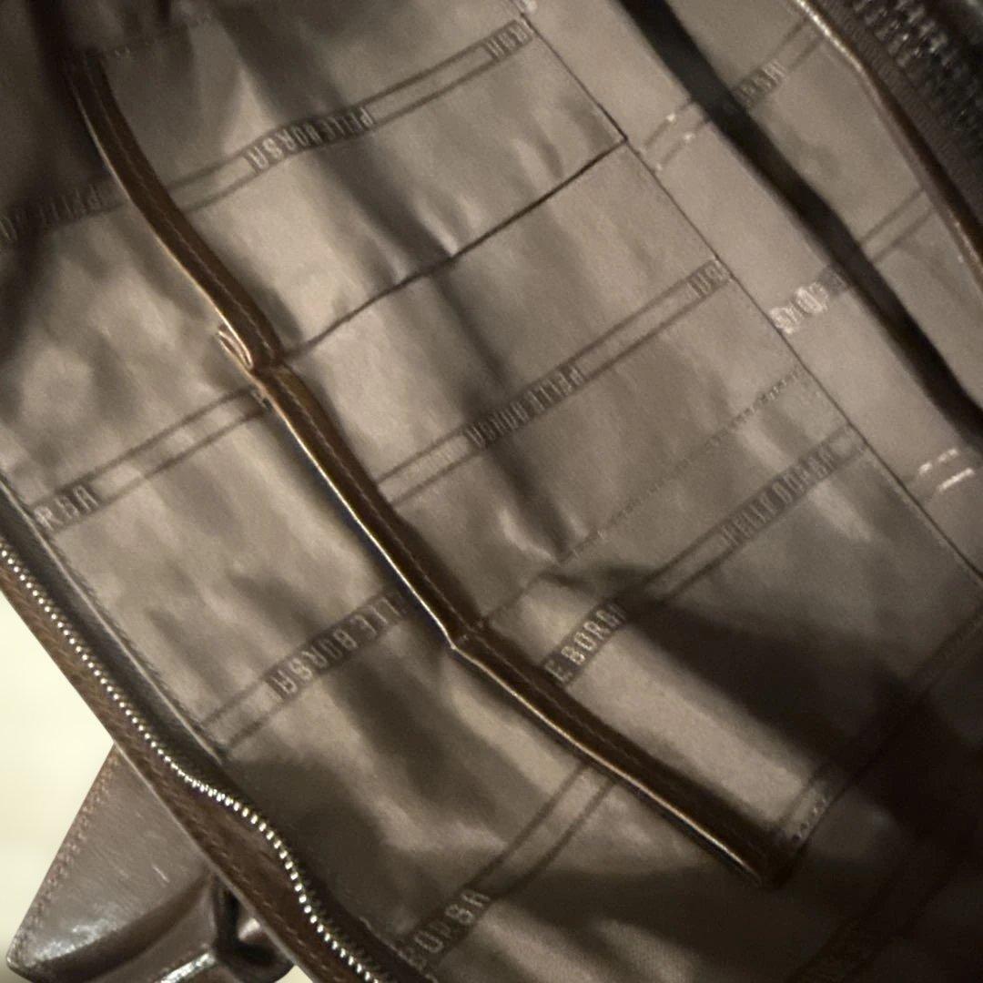 PELLE BORSA ペレボルサ　メンズ　レザー　ビジネス　バッグ　A4収納