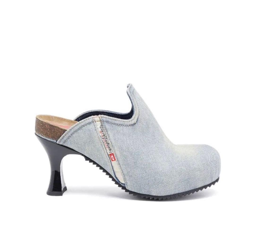 美品！Diesel D-Woodstock W 80mm デニムミュール