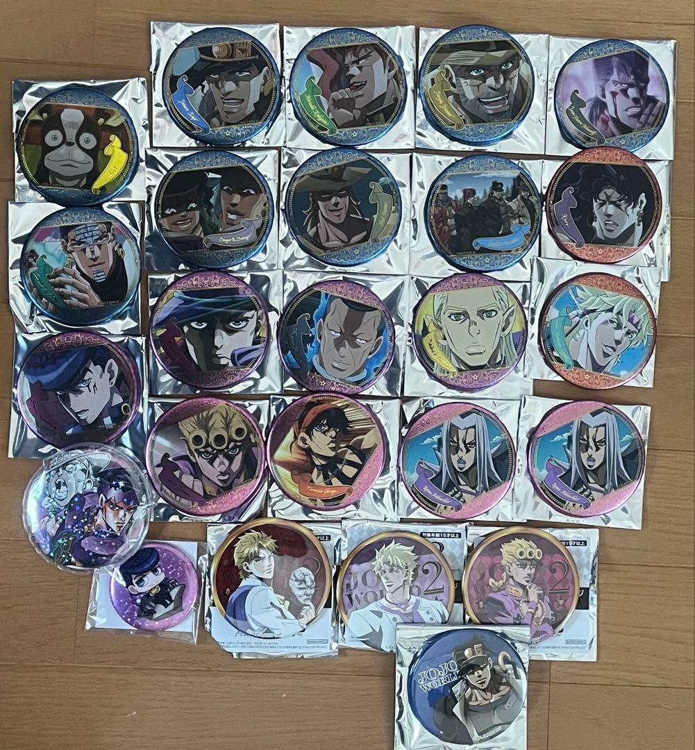 ジョジョ缶バッジ まとめ売り 10周年 ジョジョワールド