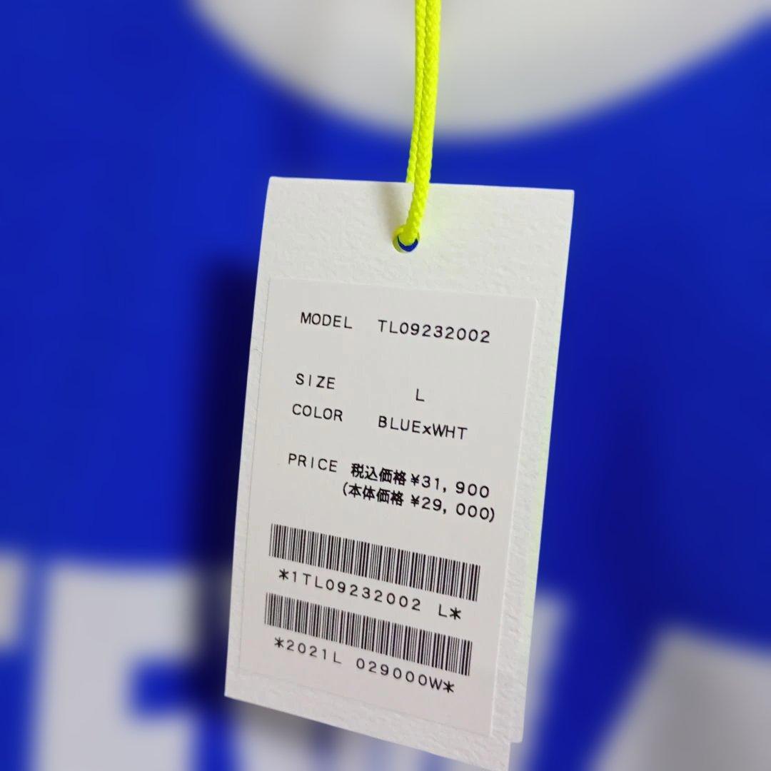 今週までお値下げTFW49 ゴルフレディースブルー×ホワイト レディースサイズL