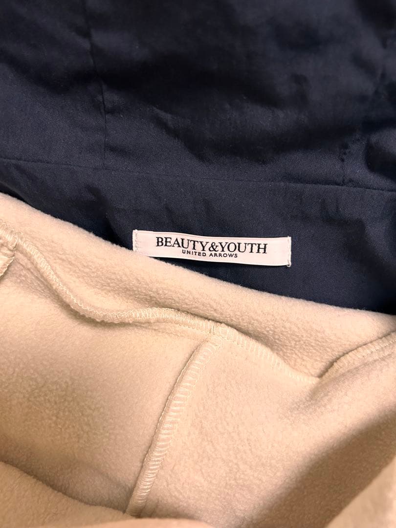 BEAUTY&YOUTH フード付き3wayジャケット ネイビー