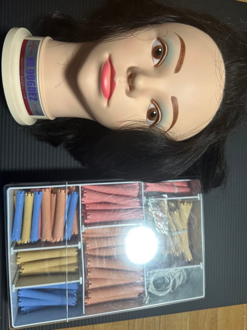 国家試験用ワインディングウィッグとワインディングセット(ペーパーなし)