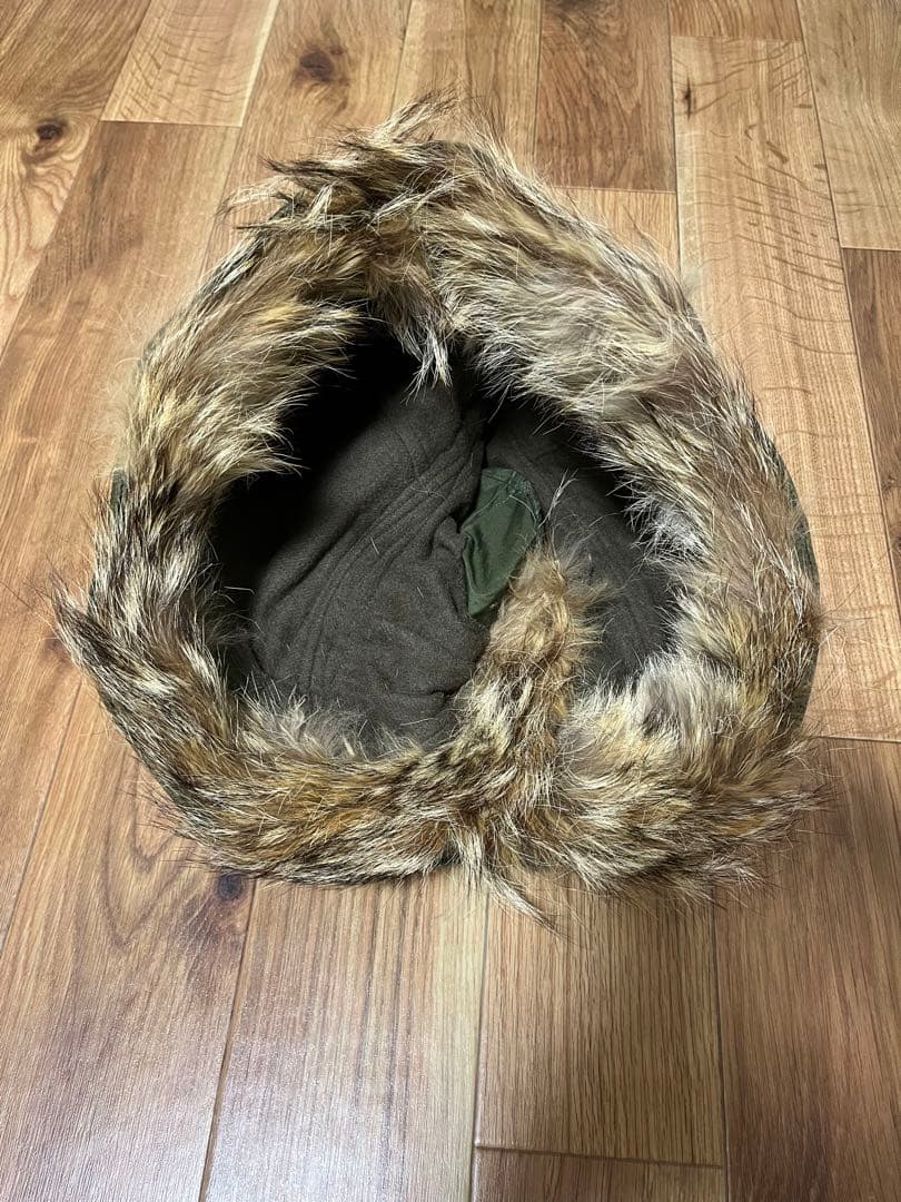 50s アメリカ軍 実物 M51 フード コヨーテファー ワイヤー付き 米軍