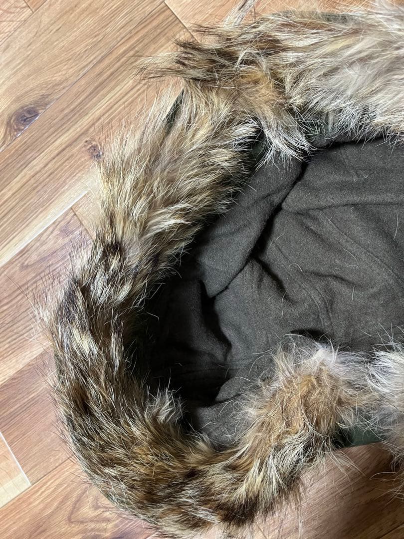 50s アメリカ軍 実物 M51 フード コヨーテファー ワイヤー付き 米軍