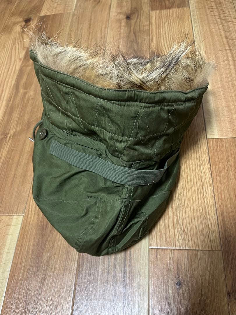 50s アメリカ軍 実物 M51 フード コヨーテファー ワイヤー付き 米軍