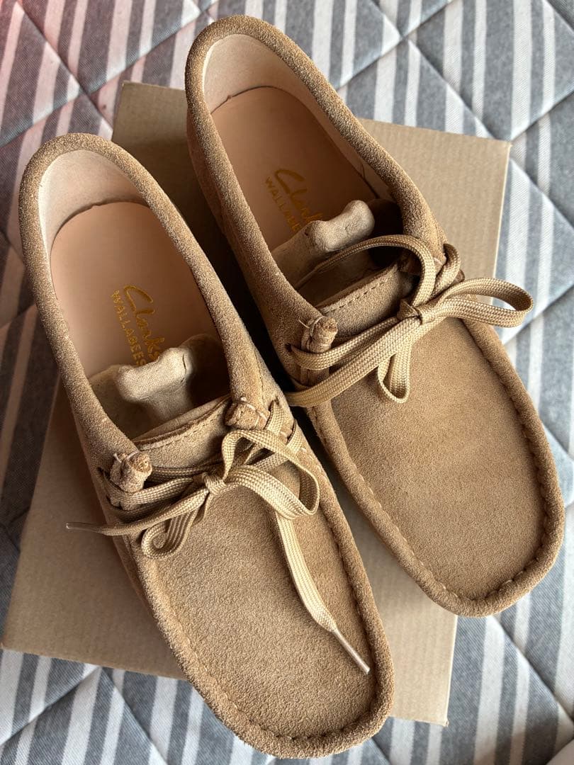 Clark WallabeeEVOS ダークサンドスエード 38