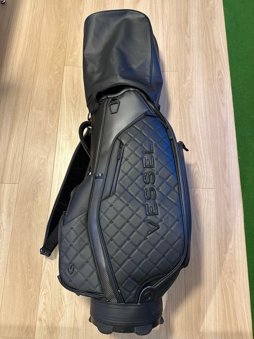Vessel ブラック ゴルフバッグ