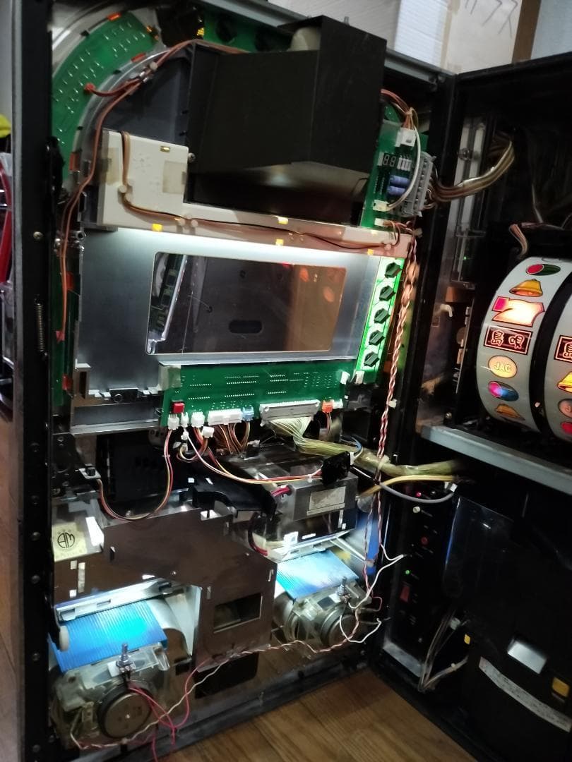 【パチスロ実機】オリンピア★『初代』島唄【不要機付き】４号機・レア・人気