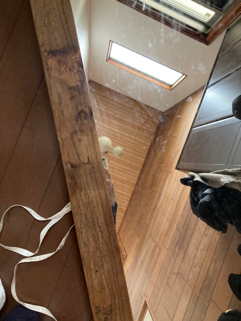 大川家具 GART 壁立て掛けミラー AL (アル) 高さ160