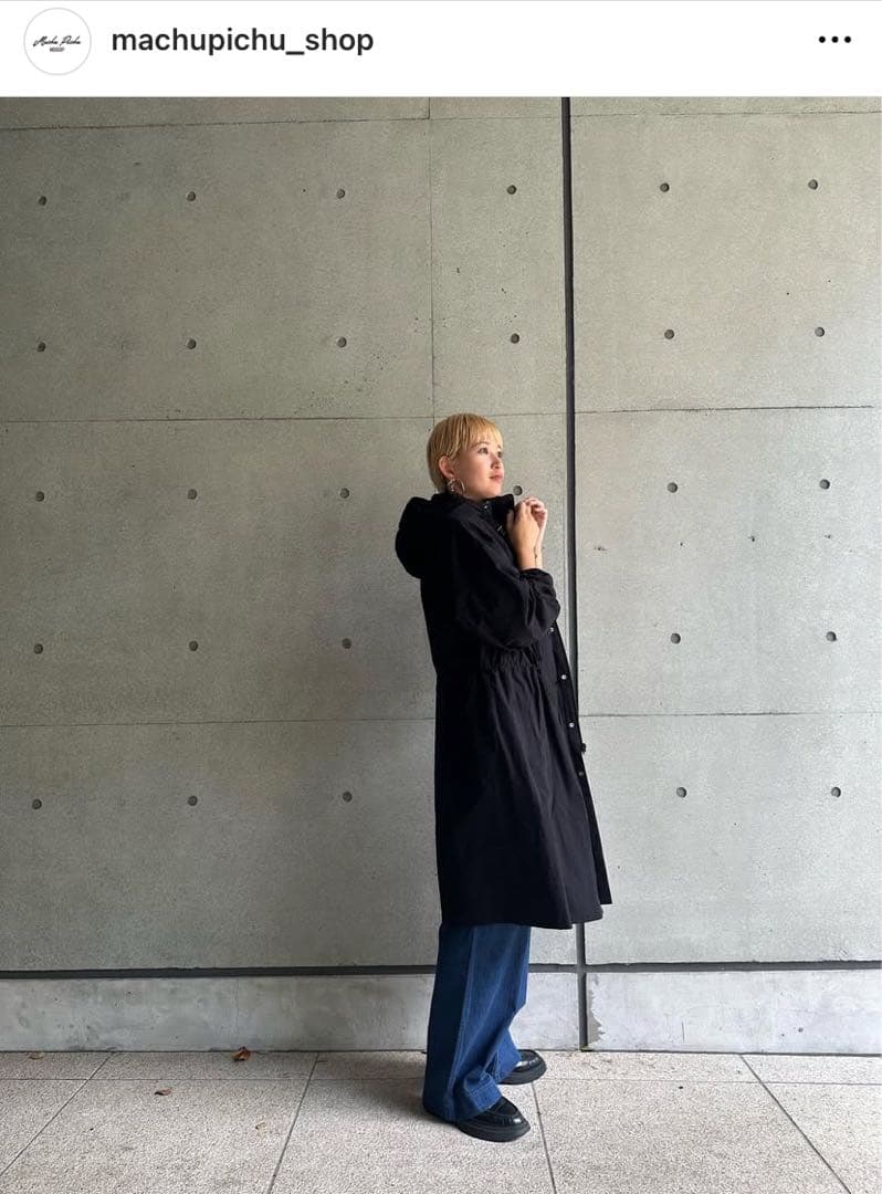 SALE‼️最終値下げ‼️MachuPichuDowntown レインコートブラック
