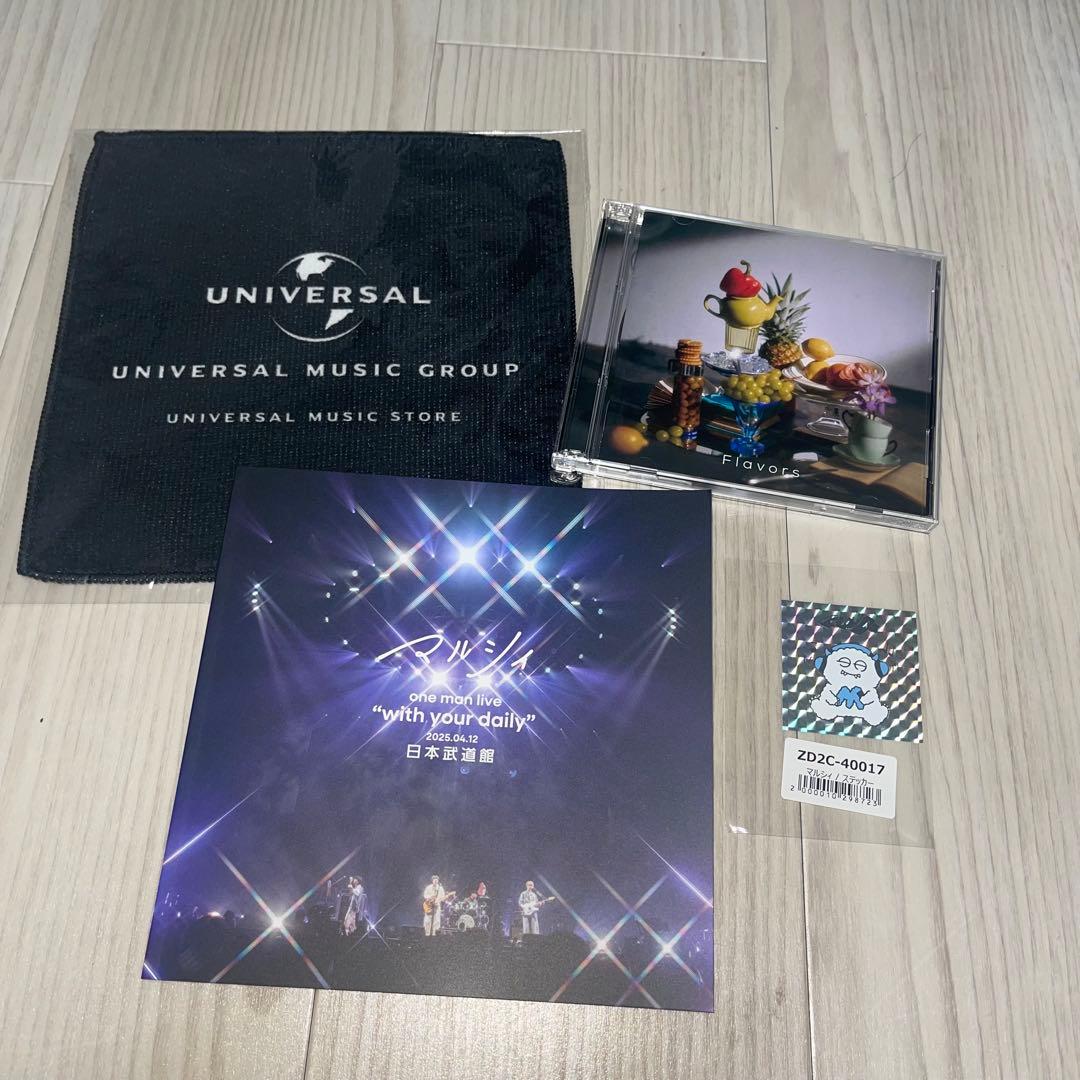 マルシィ　アルバム　Flavors ステッカー 2025年武道館 daily