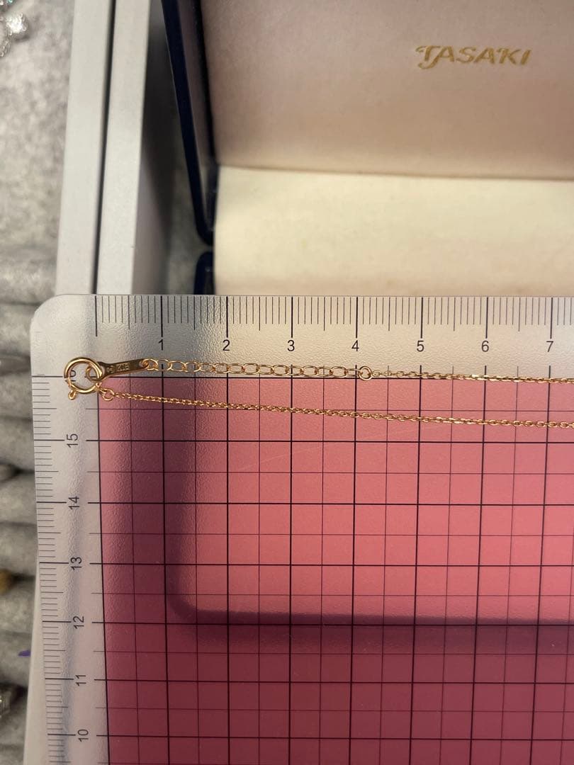 TASAKI タサキ　ハート型マベパール　ネックレス　K18