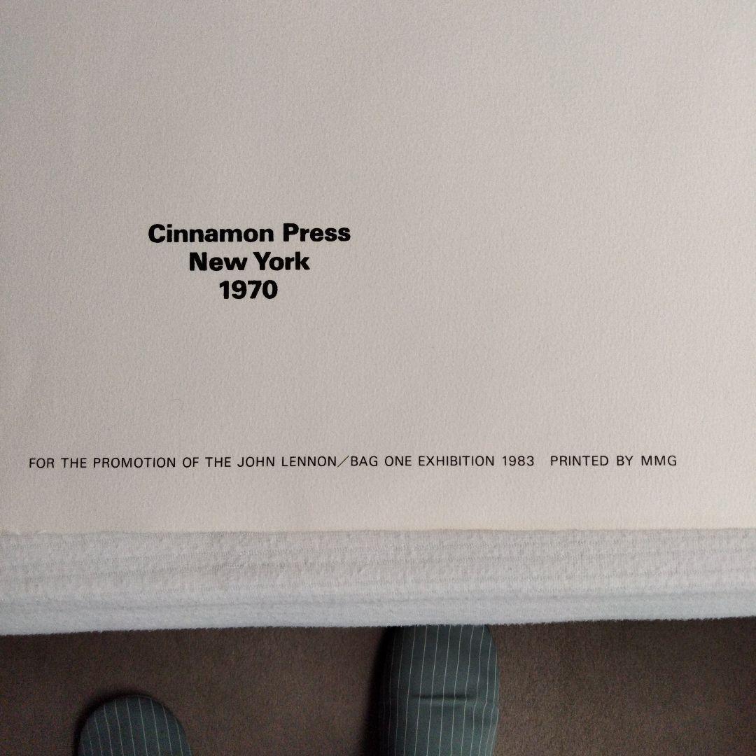 ジョン・レノンバックワンエキシビション1983のプロモーション用ポスター他