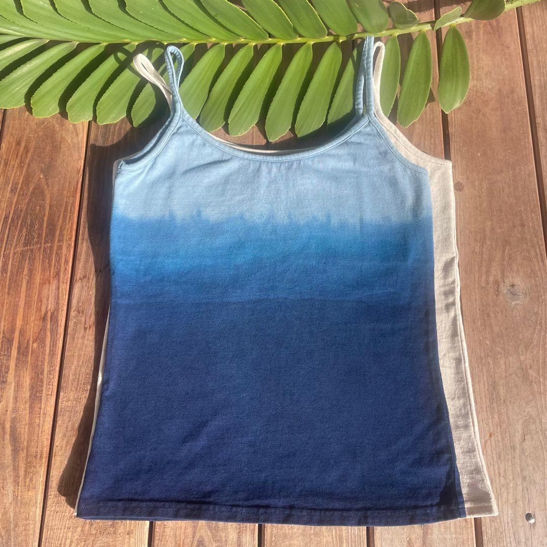 再販✨大人気定番✨ヘンプコットン　カップイン キャミソール【生成り】パット付属