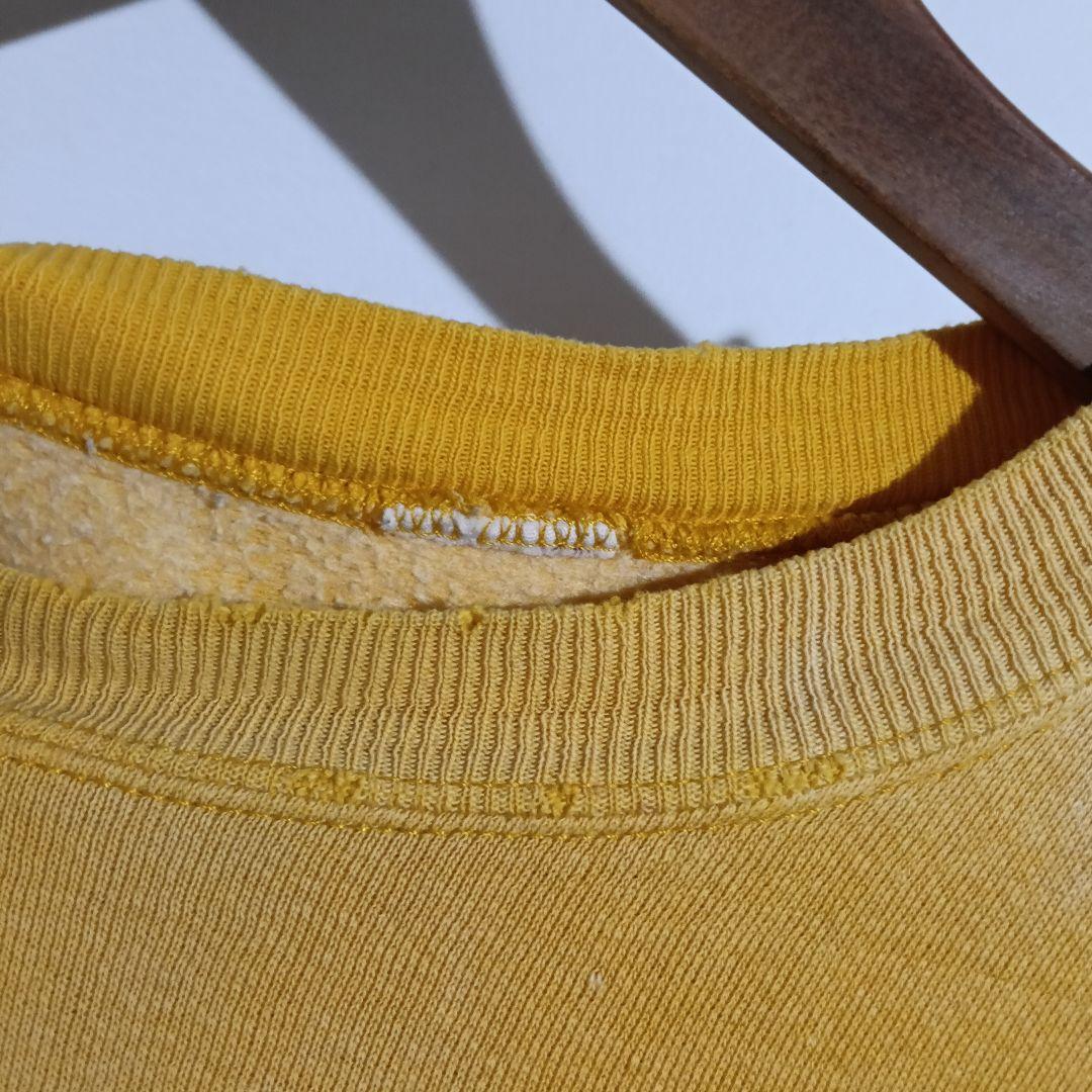 60s 70s ビンテージラグランスウェット Lフェード