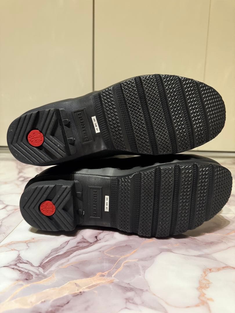 Hunter ハンター　トールレインブーツ　ブラック　24㎝