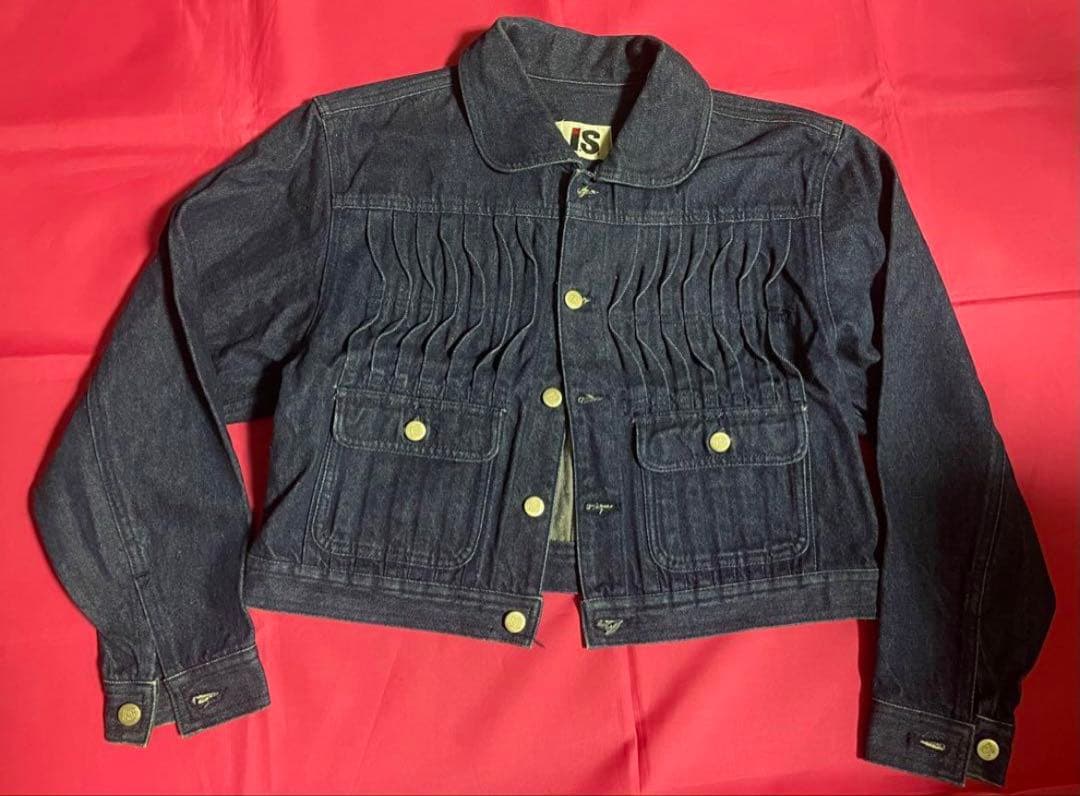 I.S. イッセイミヤケ　イッセイスポーツ ショート丈 デニム　Gジャン