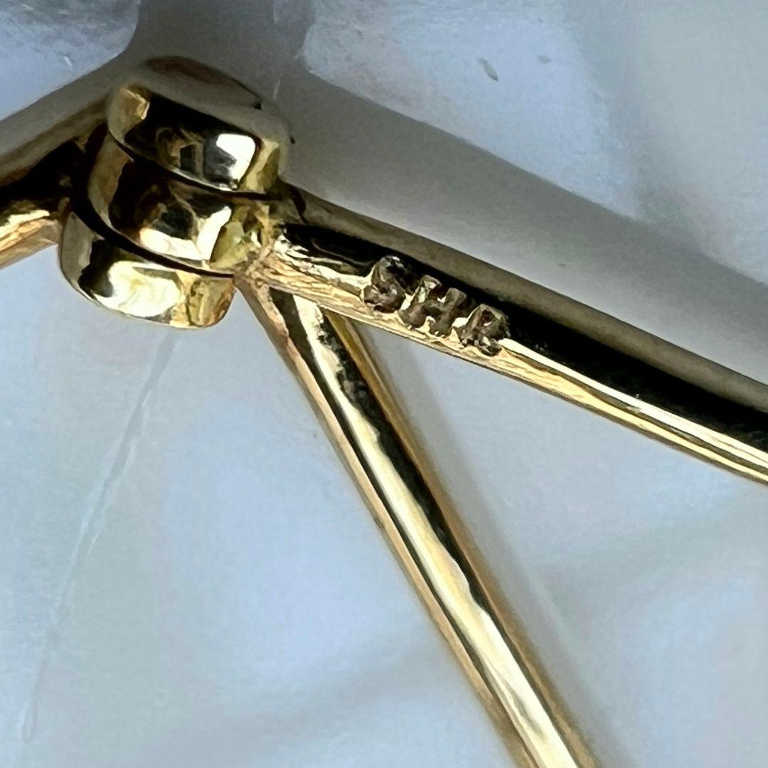 SHIHARA シハラ スクエア 15 mm ピアス K18