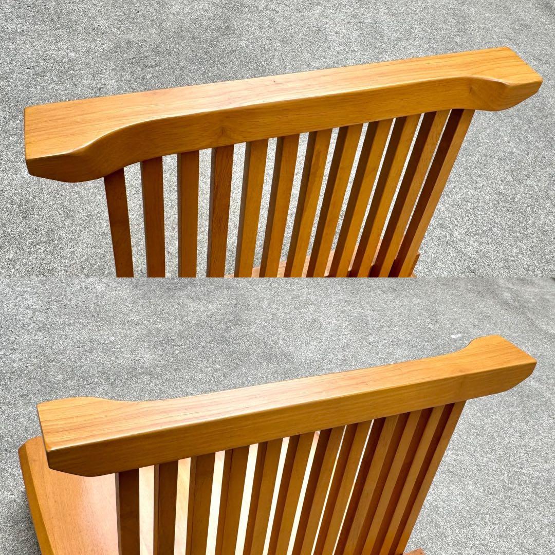 2脚セット✴︎座椅子 ローチェア イス 天然木 高齢者 あぐら 低座椅子