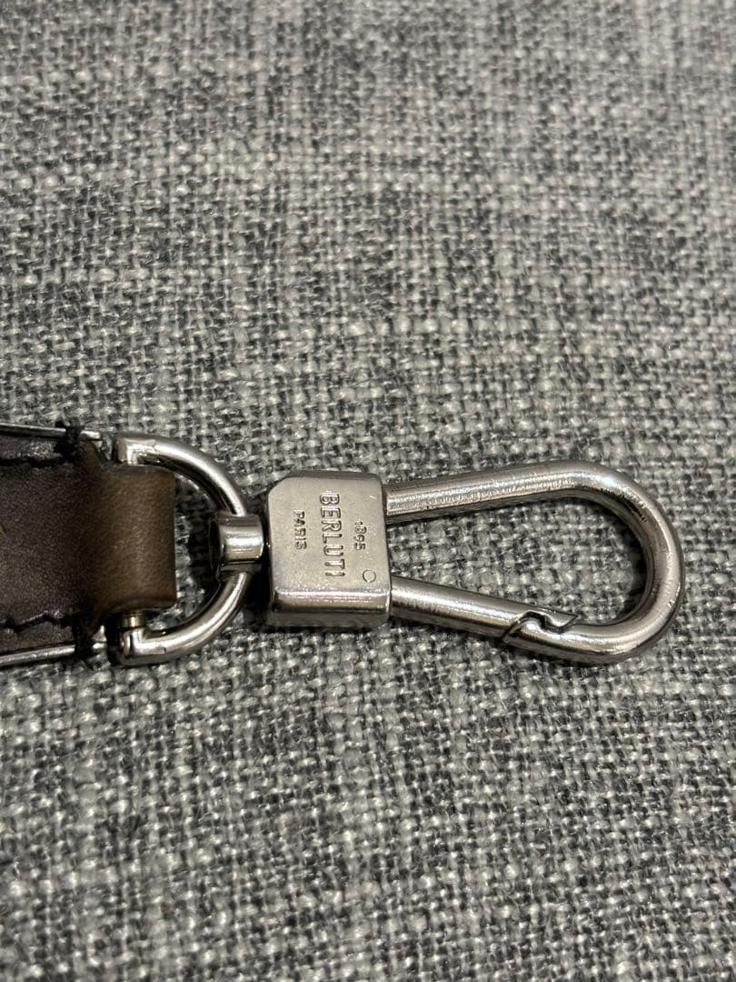 【激安大特価】Berluti シューホーン　スプーン型レザーキーホルダー