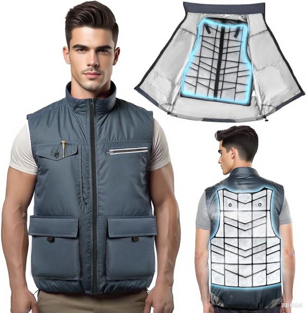 冷却ベスト 瞬間冷却 冷感素材 クールベスト 熱中症対策 現場 仕事 通勤