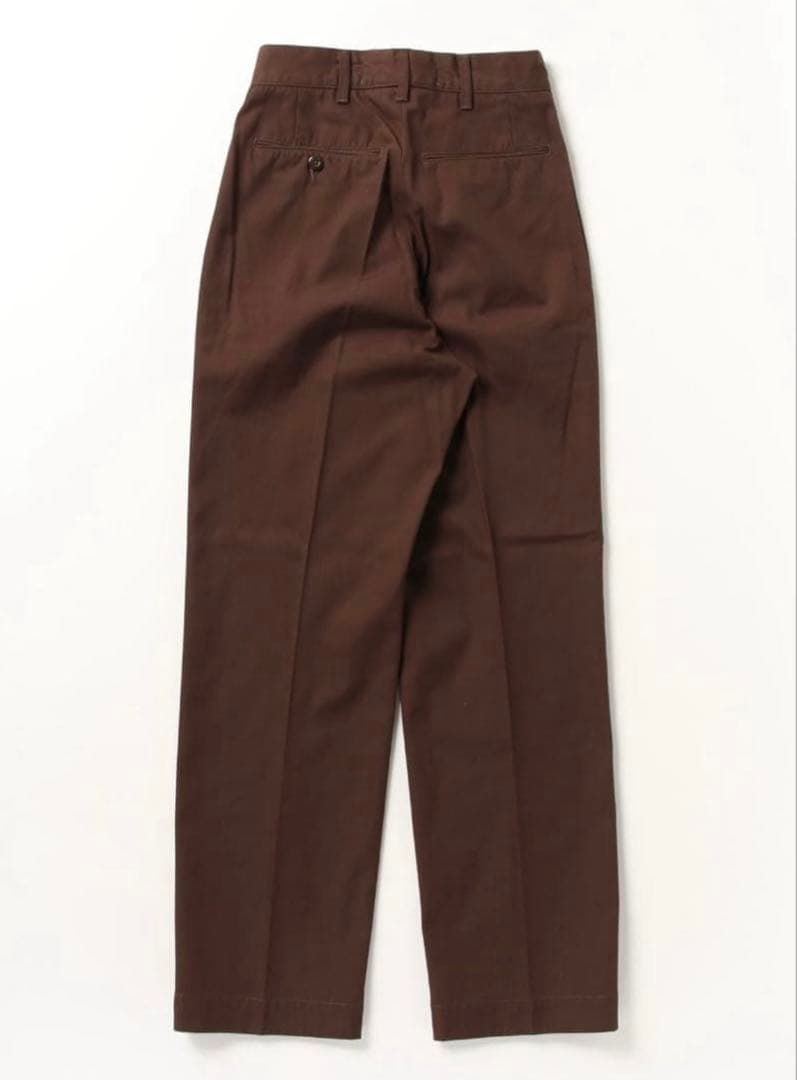 tsu-u 　WASHED HIGH WAIST CHINO 36