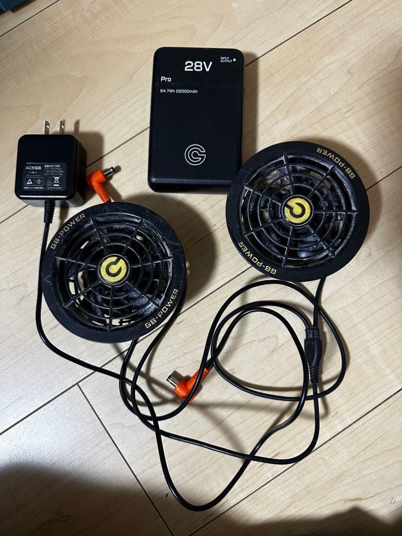 G-POWER 28v 空調服用ファン バッテリーセット