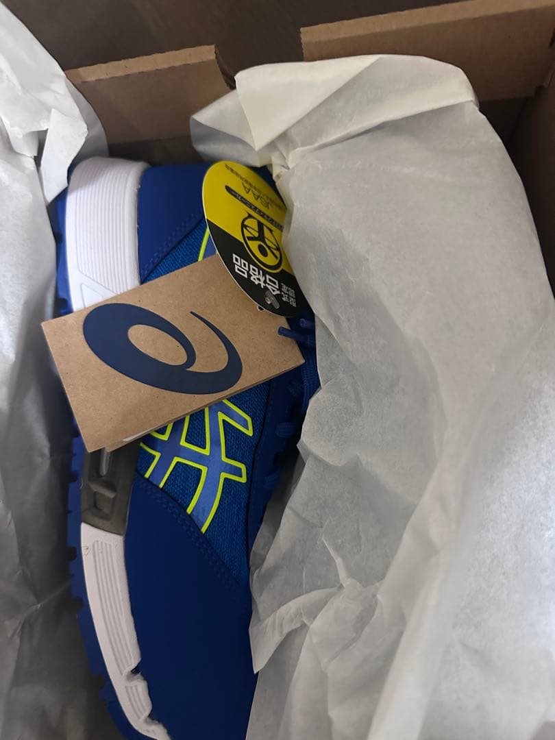 ASICS JSAA規格適合 安全靴 青