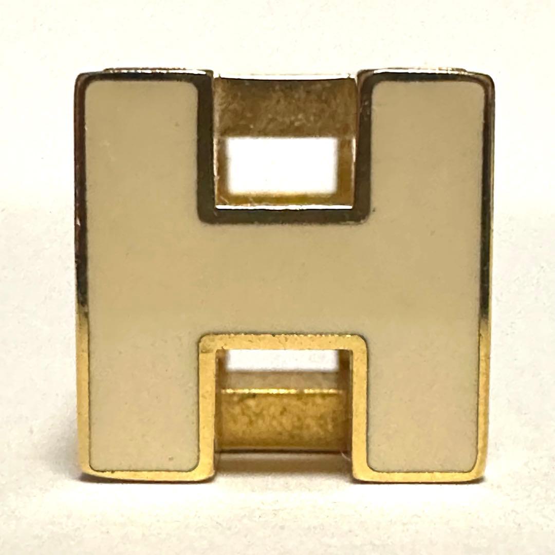 エルメス　HERMES　ペントップ　Hキューブペンダント　カージュドアッシュ