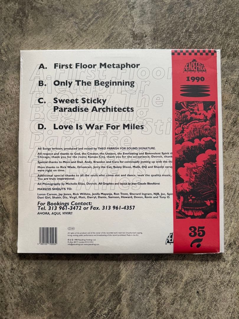 新品未使用 THEO PARRISH FIRST FLOOR PART 1