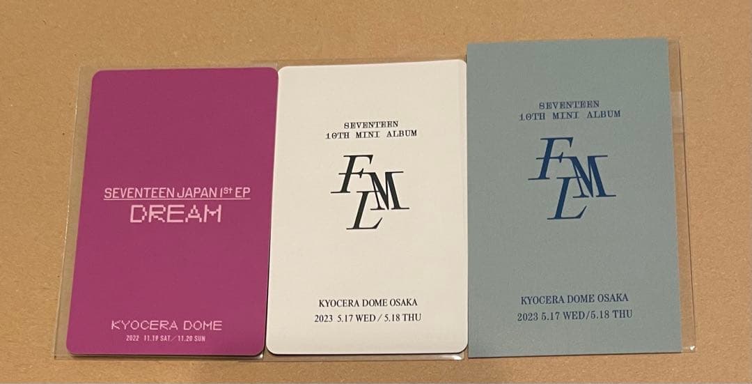 seventeen ジョンハン　京セラ、Dream .FML