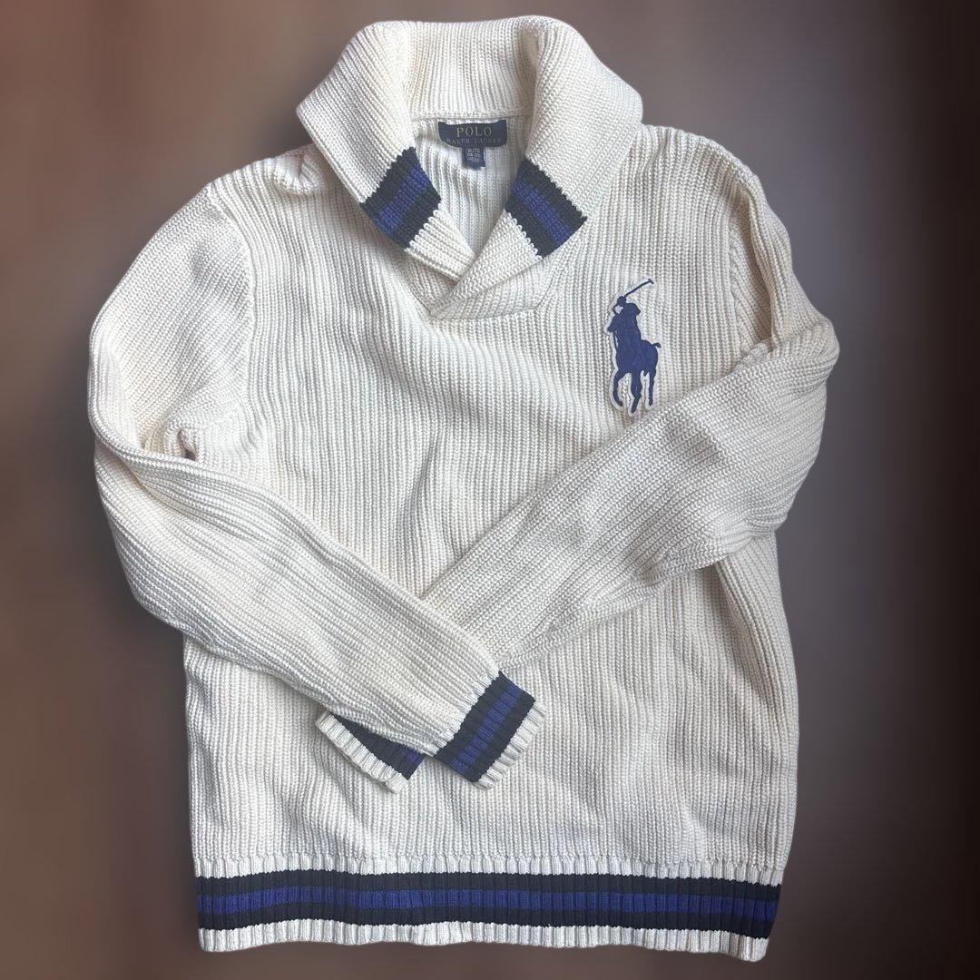 Polo Ralph Lauren アイボリーセーター XL