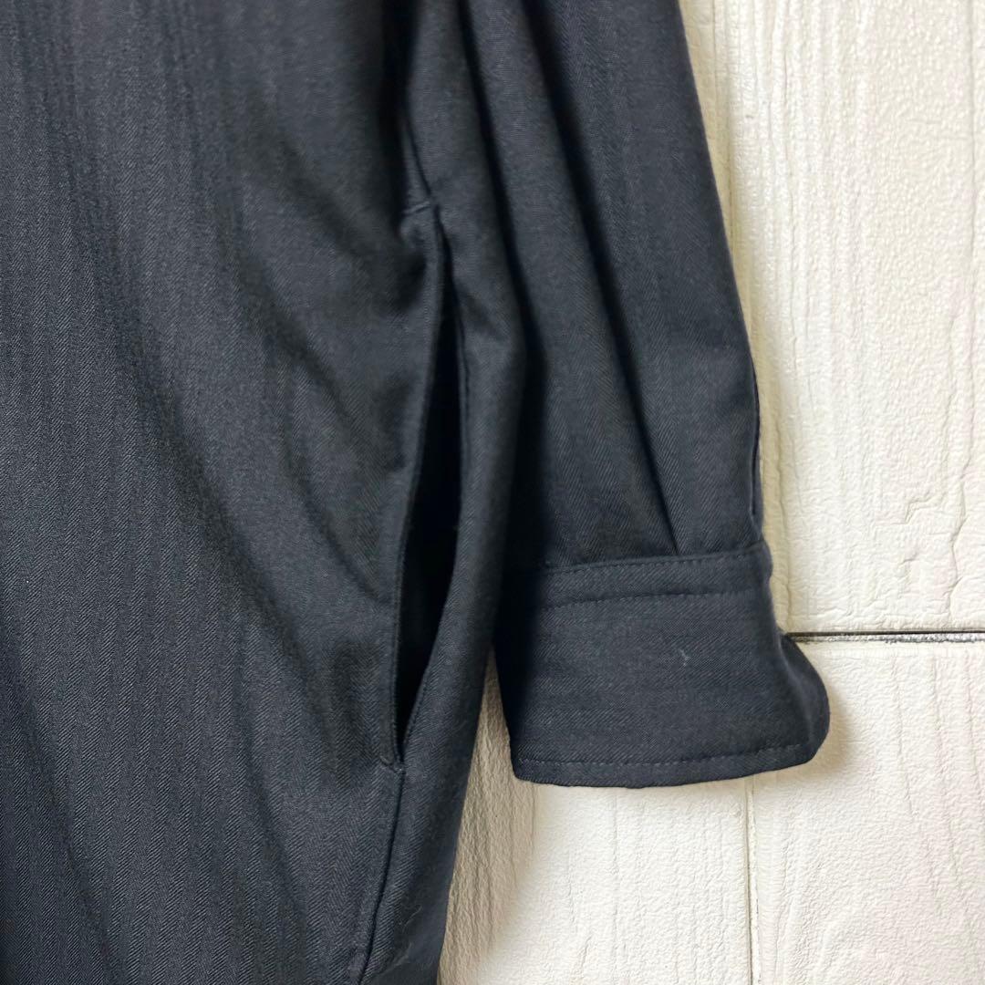 最終値下げ TICCA ウール100% スクエアビッグ ロングシャツ